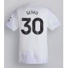 Muški Nogometni Dres Manchester United Benjamin Sesko #30 Gostujuci 2025-26 Kratak Rukav Muški Nogometni Dres Manchester United Benjamin Sesko #30 Gostujuci 2025-26 Kratak Rukav